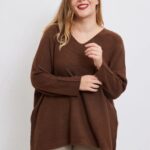 Pull grande taille coupe oversize