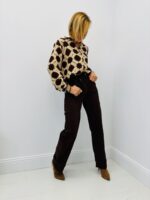 Jean Wide Leg Couleur décalée – Image 3