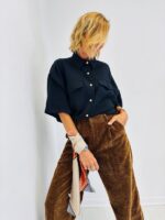 Chemise Manches Courtes en Viscose – coupe moderne et détails utilitaires – Image 9