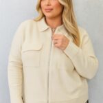 Gilet zippé maille fine à poches