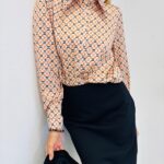 Chemise Imprimée Graphique – Hippocampe