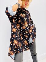 Chemise Imprimée mix pois & motifs