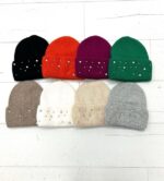 Bonnet Maille avec strass – Image 2