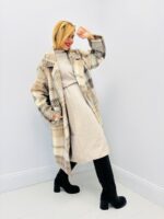 Manteau à Carreaux – Élégance italienne et chaleur douce – Image 5