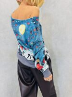 Pull Imprimé Féerique – Motif nocturne & maille douce – Image 4