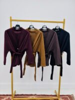 Veste Ceinturée en maille – Image 2