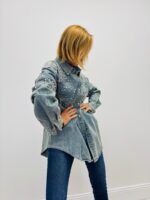 Chemise en Jean brodée perles – Image 4