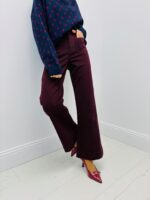 Pantalon Large Flare rétro chic – Image 3