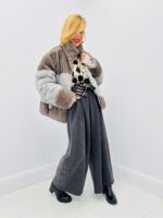 Veste fausse fourrure bicolore – Marque : JOEY & JOEY – Image 3