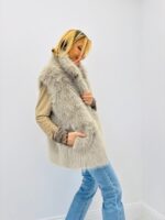 Veste Sans Manches réversible effet mouton – modèle par FREDA – Image 3