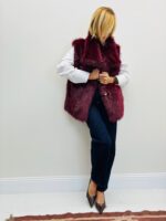 Veste Sans Manches en fausse fourrure – Élégance cocoon italienne – Image 12