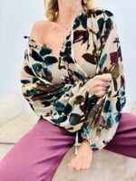 Blouse Imprimé velours – Fabrication italienne – Image 2