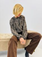 Blouse Imprimée feuillage – Élégance fluide et naturelle – Image 4