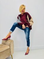 Gilet à Losanges Burlington – Esprit rétro chic en maille douce – Image 3