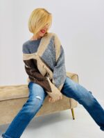 Gilet à Losanges Burlington – Esprit rétro chic en maille douce – Image 9