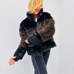 Veste fausse fourrure bicolore – Marque : JOEY & JOEY