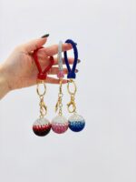 Porte-clés Boule Strass – Accessoire scintillant et chic – Image 2