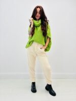 Pull col Tombant en baby alpaga – Coupe oversize cocooning – Image 9