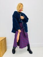 Veste Réversible Velours & Carreaux – 2 styles en 1 – Image 9