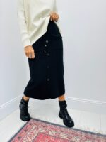 Jupe maille boutonnée – Marque VALENTYNE (Exclusivité) 🖤