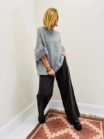 Pull Manches 3/4 à fausse fourrure amovible – Image 3