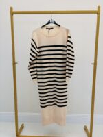 Robe Longue Rayée – Élégance minimaliste et douceur fluide – Image 2