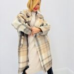 Manteau à Carreaux – Élégance italienne et chaleur douce