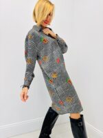 Robe EMA BLUE’s – Imprimé Prince-de-Galles fantaisie