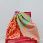 Écharpe “Wild & Free” – imprimé coloré et animal