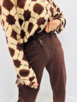 Jean Wide Leg Couleur décalée – Image 2