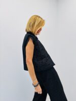 Top Sans Manches à Sequins – Marque VOGUE – Élégance Lumière & Style Couture – Image 7