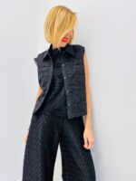 Top Sans Manches à Sequins – Marque VOGUE – Élégance Lumière & Style Couture – Image 5