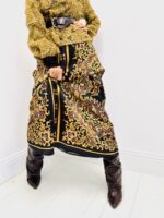 Jupe Satinée Imprimée – Marque ANGE – Image 8