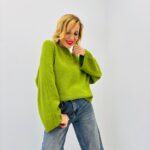 Pull Col Rond en alpaga – Douceur italienne et modernité naturelle