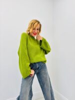 Pull Col Rond en alpaga – Douceur italienne et modernité naturelle