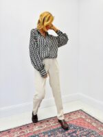 Blouse imprimée chaîne – Marque EMA BLUE’S – Image 2