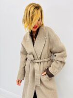 Manteau long ceinturé en laine – Image 10