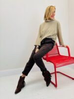 Haut Col Souple manches 3/4 – Élégance décontractée italienne – Image 3