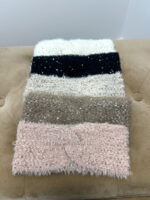 Bandeau en Maille Douce à Petits sequins – touche brillante et cocooning – Image 2