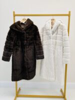 Manteau Long en fausse fourrure – Image 2