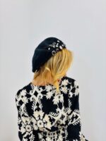 Béret 70 % laine – Orné de strass bijoux – Image 2