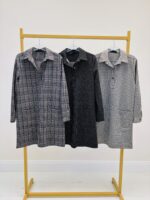 Robe Chemise à Carreaux – Élégance décontractée signée EMA BLUES – Image 2