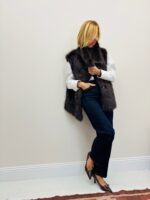 Veste Sans Manches en fausse fourrure – Élégance cocoon italienne – Image 14