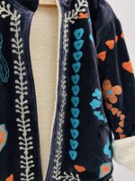 Veste Brodée 100% coton – Esprit bohème artisanal – Image 2