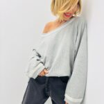 Pull Coton Finitions bords francs contrastés