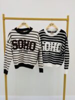 Pull Marinière “SOHO New York” – Esprit urbain & maille douce – Image 2