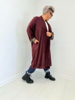 Veste longue fluide avec détails imprimé léopard – Image 7