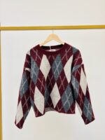 Pull Motif Burlington – Doux, Tendance & 10% Laine – Image 2