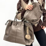 Sac à Main effet cuir grainé avec mini bag