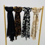 Écharpe Douce à motifs léopard – Chaleur & élégance